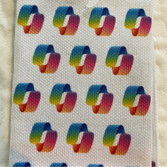 NWT Microsoft CoPilot Logo Socks By Strideline One Size Fits Most - Picture 4 of 4